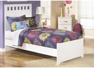 Image for Lulu White Twin Panel Bed