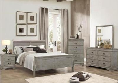 Image for Full Bed, Dresser, Mirror, Chest & Nightstand 