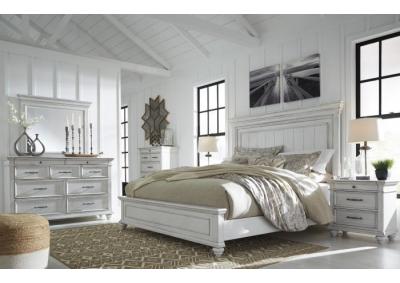 Kanwyn Queen Panel Bed, Dresser, Mirror, Chest & Nightstand 