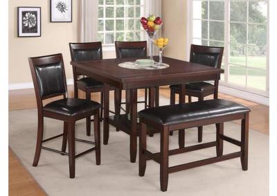 Image for Table & 4 Stools + Bench