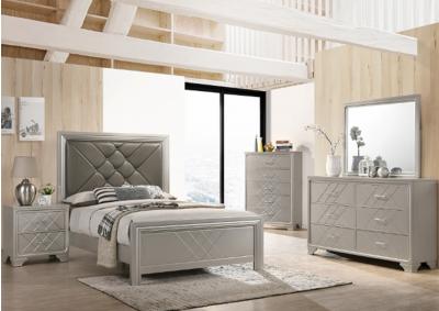 Image for King Bed, Dresser, Mirror, Chest & Nightstand