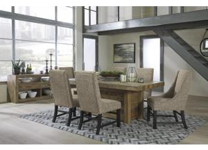 Image for Sommerford Rectangular Dining Table w/4 Chairs PLUS FREE Bench