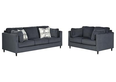Kennewick Shadow Sofa and Loveseat